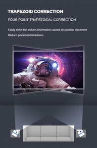 Yundoo 2023โปรเจกเตอร์อัจฉริยะ1080P กันฝุ่น, โปรเจกเตอร์โฮมเธียเตอร์ไร้สาย Wi-Fi 5G สำหรับเล่นเกม/สำนักงาน - Product Image 4