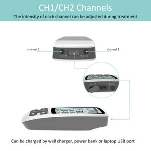 Roovjoy <span class=keywords><strong>TENS</strong></span> <span class=keywords><strong>EMS</strong></span> Muskelstimulator-Einheit ABS-Physiotherapie geräte zur Schmerz linderung Massage-Muskel instrumenten therapie - Product Image 3