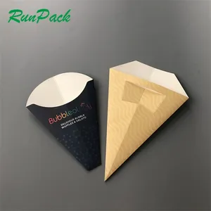 food cardboard cone cone shape food