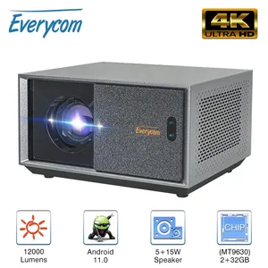 Projecteur Everycom RD829, décodage 4K, MTK9630, 2+32G, 1080P, projecteur vidéo intelligent, 12000 lumens, cinéma maison - Product Image 1