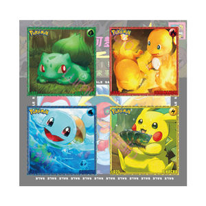 YQ Wholesale Nouveauté Fan Art Pokémon Peinture à l'huile Eif Baby Oil Painting Crystal Brick LaoMi Studio Pokémon Art Board Booster Box Jeux de société - Product Image 5
