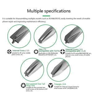 RELIFE RL-728A Bộ tuốc nơ vít từ tính S2 Bộ dụng cụ sửa chữa chống trượt bằng thép cho <span class=keywords><strong>iPhone</strong></span> Huawei Samsung IP7-16 Series Tuốc nơ vít - Product Image 4