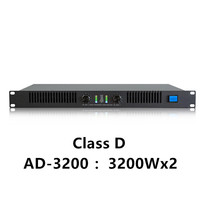 Amplificateur de puissance numérique haute puissance AD-3200 RMS 3200W 1u