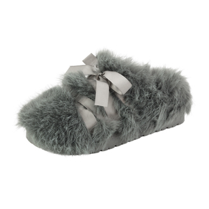 Stivali da Neve da <span class=keywords><strong>Donna</strong></span>, Caldi e Foderati in Peluche, Antiscivolo, Punta Chiusa, Allacciatura <span class=keywords><strong>con</strong></span> Fiocco a Farfalla, per Inverno e Primavera, Uso Esterno - Product Image 3