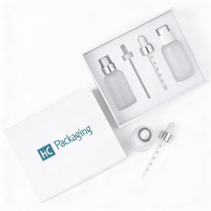 ชุดผลิตภัณฑ์ดูแลผิวแบบขวดหยดพร้อมบรรจุภัณฑ์เครื่องสำอางสั่งทำพิเศษสุดหรู ฝาปิดแม่เหล็ก พร้อมแผ่นโฟมสั่งทำพิเศษ โลโก้สั่งทำได้จากโรงงาน - Product Image 6