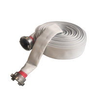 Enrouleur de tuyau d'incendie en PU Layflat blanc personnalisé OEM équipement et accessoire de lutte contre l'incendie à décharge d'eau à haute pression à prix compétitif