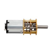 Motor DC Mikro dengan Gear Box Pengurang Kecepatan Mini, Konstruksi Logam, Kecepatan Rendah, Bersertifikasi RoHS untuk Mobil RC, Robot Model, Mainan DIY