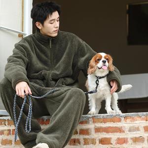 <span class=keywords><strong>Pyjama</strong></span> pour <span class=keywords><strong>homme</strong></span> en <span class=keywords><strong>polaire</strong></span> épaisse pour l'hiver 2025, ensemble <span class=keywords><strong>chaud</strong></span> et décontracté pour la maison, automne et hiver - Product Image 5