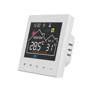 Termostato de calefacción por suelo radiante Tuya WiFi, controlador de temperatura programable para caldera eléctrica de gas, compatible con Smart Life y Alexa