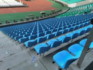 Équipement de stade extérieur, tribune, terrain de sport, chaise de stade, montage vertical - Product Image 3