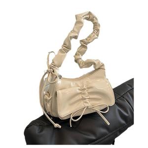 New Fashion High-End Women's Red PU Handbag with Zipper Closure Waterproof Polyester Lining Custom Logo ODM <b>Supply</b> - Product Image 6