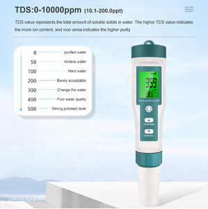 Stylo de détection de la qualité de l'eau 7-en-1 : mesure du pH/TDS/TEMP/EC/salinité/SG/ORP - Product Image 4