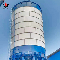 Silio de stockage de ciment d'occasion de Construction en inde, silio de ciment de cimenterie de 3000 tonnes