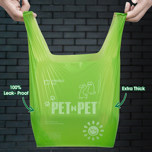 En çok satan 2025 fabrika malzemeleri kolay kravat çevre dostu geri dönüşümlü atık yelek Pet köpek kaka torbası kolu ile - Product Image 4