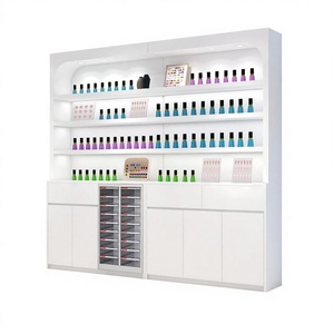 Estante de Pared para Esmaltes de Uñas 2025, Mueble Exhibidor de Productos de Belleza, Estante para Esmaltes de Uñas para Salón de Manicura - Product Image 1