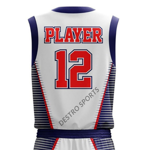 Ventes en gros d'uniformes de basket-ball réversibles pour adultes, respirants, antibactériens, à séchage rapide, avec logo personnalisé - Product Image 6