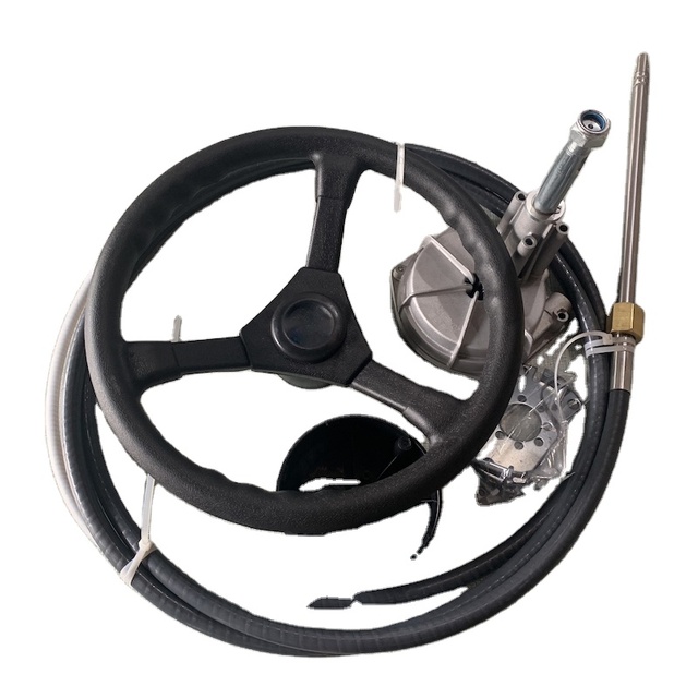 FARMARINE Outboard Motor Mechanical Direction Steering Gear Steering System Yacht Turbine Gear Rudder