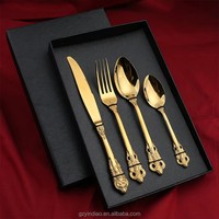 Coffret Cadeau 24 et 4 Pièces Haut de Gamme en Acier Inoxydable 304 – Couteau, Fourchette, Cuillère – Écologique, Emballage Personnalisé, Style Luxe Léger