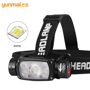 Yunmai Headlamp XHP50 <b>LED</b> Rechargeable Magnetic <b>Work</b> <b>Light</b> Adjustable Band Outdoor Use - Product Image 1