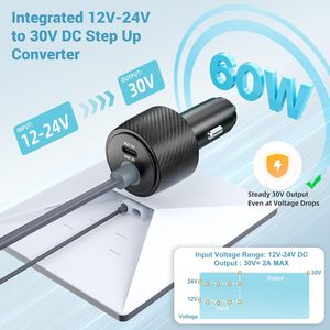 Adaptateur Starlink Mini 12V 24V vers 30V Convertisseur d'alimentation 12V 30V C001 Entrée 12-24V Sortie 30V C001 C001 C001 Entrée 12-24V - Product Image 5