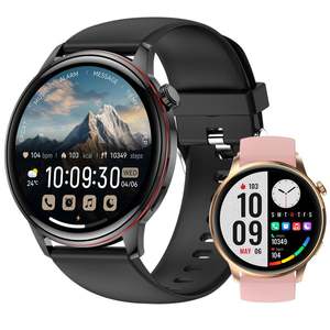 Montre connectée HK36 Fashion, écran AMOLED 1,43 pouces, fréquence cardiaque, suivi sportif et de forme physique, NFC, appels Bluetooth, pour hommes et femmes - Product Image 1