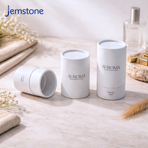 Custom Design Recyclable Essential Oil Cardboard Tube Box Packaging Luxury 30ml Perfume <b>Bottle</b> Candle Paper Tube Packaging - Product Image 6