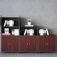 Nuevo Conjunto de Muebles de Oficina Modernos y Duraderos de MDF Blanco, Gabinete de Almacenamiento Pequeño para Libros y Archivos, Oficina en Casa