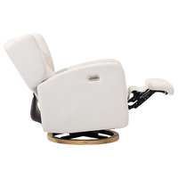 Canapé moderne de luxe de haute qualité, meubles en tissu, fauteuil inclinable électrique simple pivotant pour salon