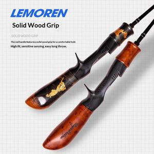 Canne à pêche Demon Hunter Magic Shadow Édition Exclusive en carbone, deux sections, poignée droite, pour la pêche à la ligne, avec bande blanche - Product Image 4