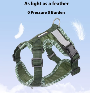 Grosir rompi tali hewan peliharaan nilon personalisasi harnes anjing nyaman bersirkulasi dengan kancing penutup tersedia dalam berbagai warna - Product Image 6