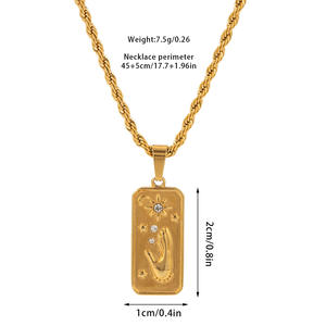 <span class=keywords><strong>2025</strong></span> desain baru baja tahan karat Daisy liontin Fashion 18K tidak pudar, perhiasan Korea kustom grosir, kalung wanita yang menawan - Product Image 6
