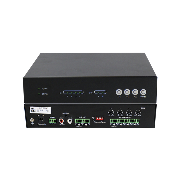 M Hot-Selling Dsp Processor 4 in 2 Out Automatic Dsp Audio Processor with AFC/AEC/ANS/AGC/ANC
