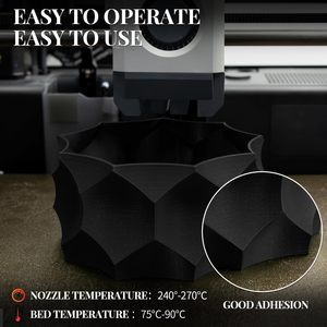 เส้นใยคาร์บอนไฟเบอร์ TINMORRY Petg-cf สำหรับเครื่องพิมพ์ 3 มิติ ผู้จัดจำหน่ายเส้นใย Petg เส้นใยคาร์บอนไฟเบอร์ Petg - Product Image 3