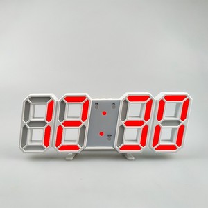 3D LED <strong>Digital</strong> <strong>Clock</strong> <strong>Wall</strong> Deco Glowing Night Mode Adjustable Electronic Table <strong>Clock</strong> <strong>Wall</strong> <strong>Clock</strong> Decoration Living Room LED - Product Image 5