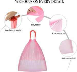 Bolsas de Basura de PE con Cordón, Desechables y Reciclables, Tamaño y Capacidad Personalizables para Cocina, Baño, Dormitorio, Hogar y Oficina - Product Image 4