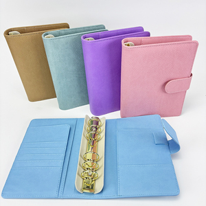 Sẵn sàng để tàu không thấm nước sỏi A6 tiền ví quà tặng Vòng Vàng PU da Bìa Nhật Ký Toploader thẻ chất kết dính trường máy tính xách tay - Product Image 2