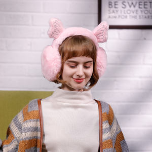 Дешевые складные теплые Защитные Мягкие женские зимние меховые наушники - Product Image 5