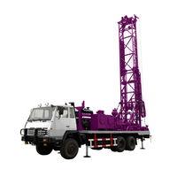 Appareil de forage de puits d'eau monté sur camion Appareil de forage de forage rotatif hydraulique Appareil de forage de puits d'eau