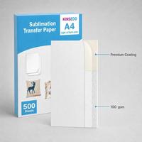 Papier de sublimation format A4 en gros pour usine, feuilles à taux de transfert élevé pour presse à chaud, pour tasses, mugs, vêtements en polyester, impression DIY