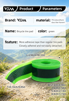 VXM Bande de protection auto-adhésive en TPU de 1,3 mm d'épaisseur pour pneus de vélos de route, résistance durable aux crevaisons avec bande jaune