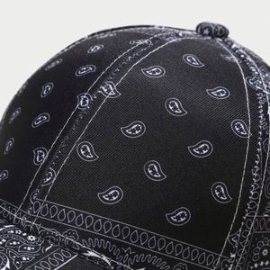 Casquette de baseball tendance et élégante pour homme et femme, motif floral Paisley, style vintage, pour l'extérieur, vente en gros - Product Image 5