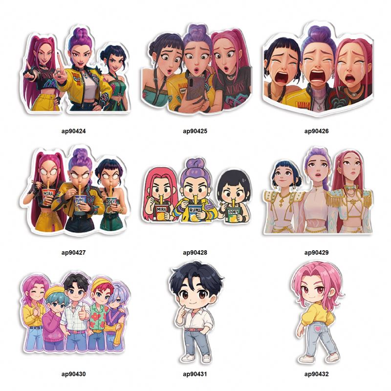 Оптовая продажа, K-POP украшения для обуви, KPop, охотники за демонами, акриловые украшения для обуви, персонализированные аксессуары для обуви