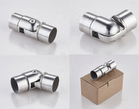 Coude de tuyauterie réglable moderne en acier inoxydable 316 304, connecteur 2/3 voies pour quincaillerie de balustrade d'escalier