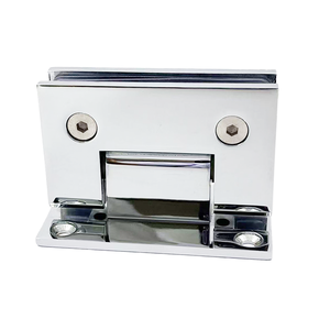 Chất lượng cao 90 độ thẳng hiện đại kẽm-alloy Chrome mạ có thể điều chỉnh phòng tắm Clip cửa kính Bản lề cho vòi hoa sen - Product Image 3