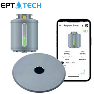 Meilleur capteur de niveau de réservoir de propane LPG2412-BT, détecteur de liquide ultrasonique à fixation magnétique <span class=keywords><strong>pour</strong></span> cuisine et camping, <span class=keywords><strong>pour</strong></span> bouteille de gaz - Product Image 4