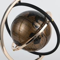 Ornement décoratif Globe d'Evelyn, une décoration de salon luxueuse et haut de gamme, œuvre d'art pour cave à vin de bureau
