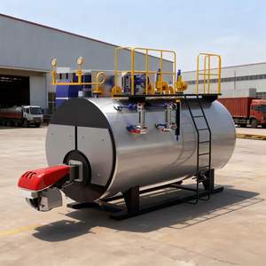 غلاية بخار أفقية تعمل بالغاز/النفط بقدرة 0.35-14 ميجاوات عالية الكفاءة من زونغشين للتدفئة في الفنادق/المصانع/المستشفيات/المدارس - Product Image 5