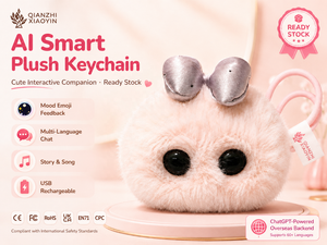 ChatGPT AI, Peluche Inteligente con Emojis de Emociones, Feliz, Dormilón, Curioso, Clon de Voz, Más de 80 Idiomas, Cuentos, Canciones, Regalo para Adolescentes, Unisex, Graffiti - Product Image 1
