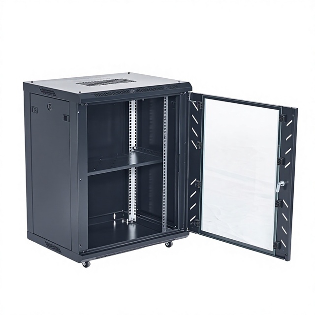 4U Network Cabinet 6U/9U Wall-Mounted 12U/15U Equipment Monitoring Box Router/Server Rack-Mount Voltage Stabilizer China Origin