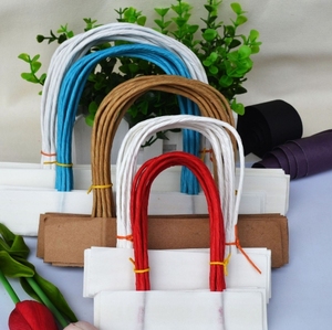 Cotton Twisted Rope for Shopping Gift Paper Bag Handles 100% Cotton Customizable